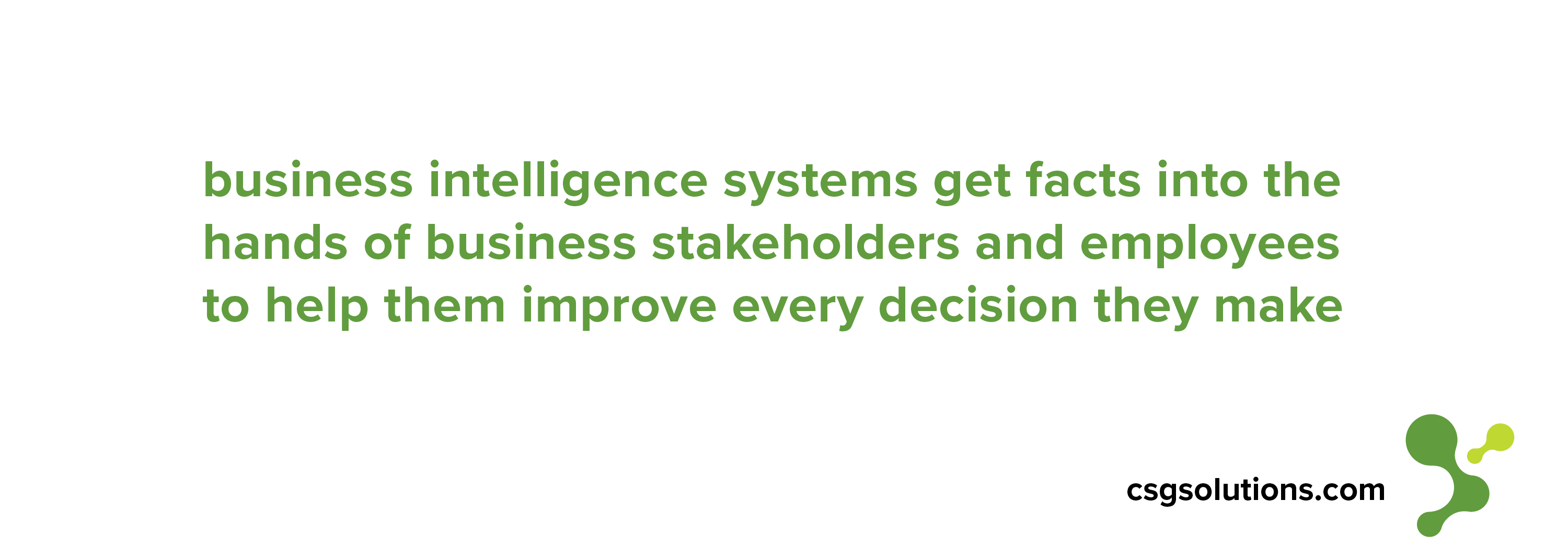 Business Intelligence Strategy