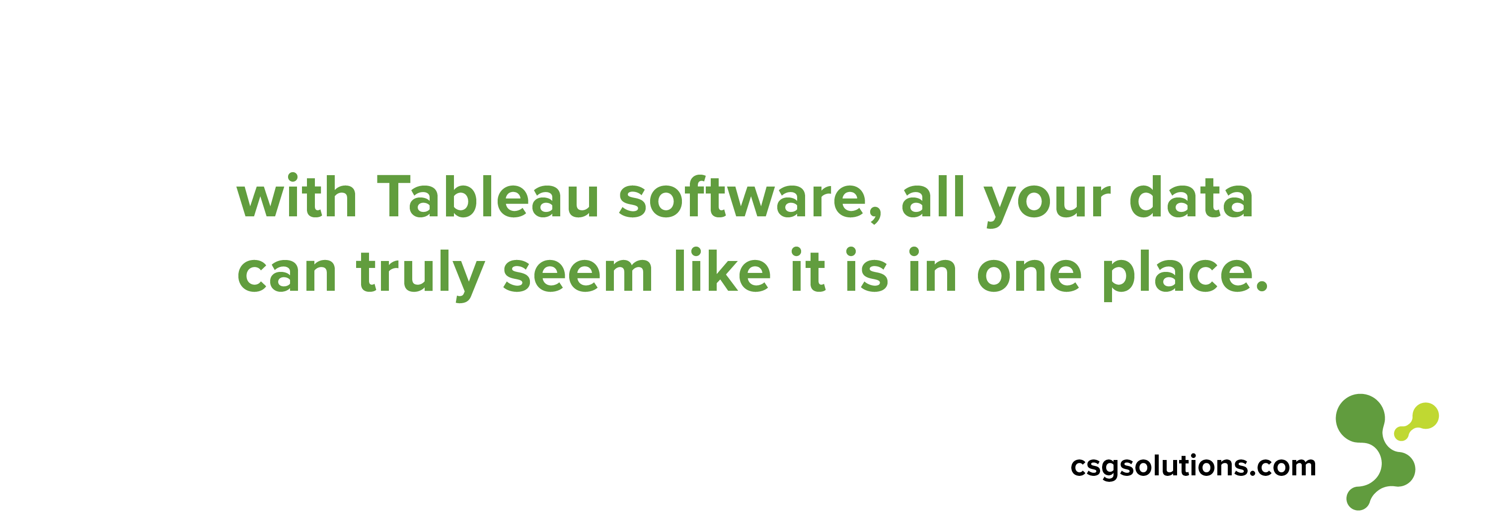 Tableau software